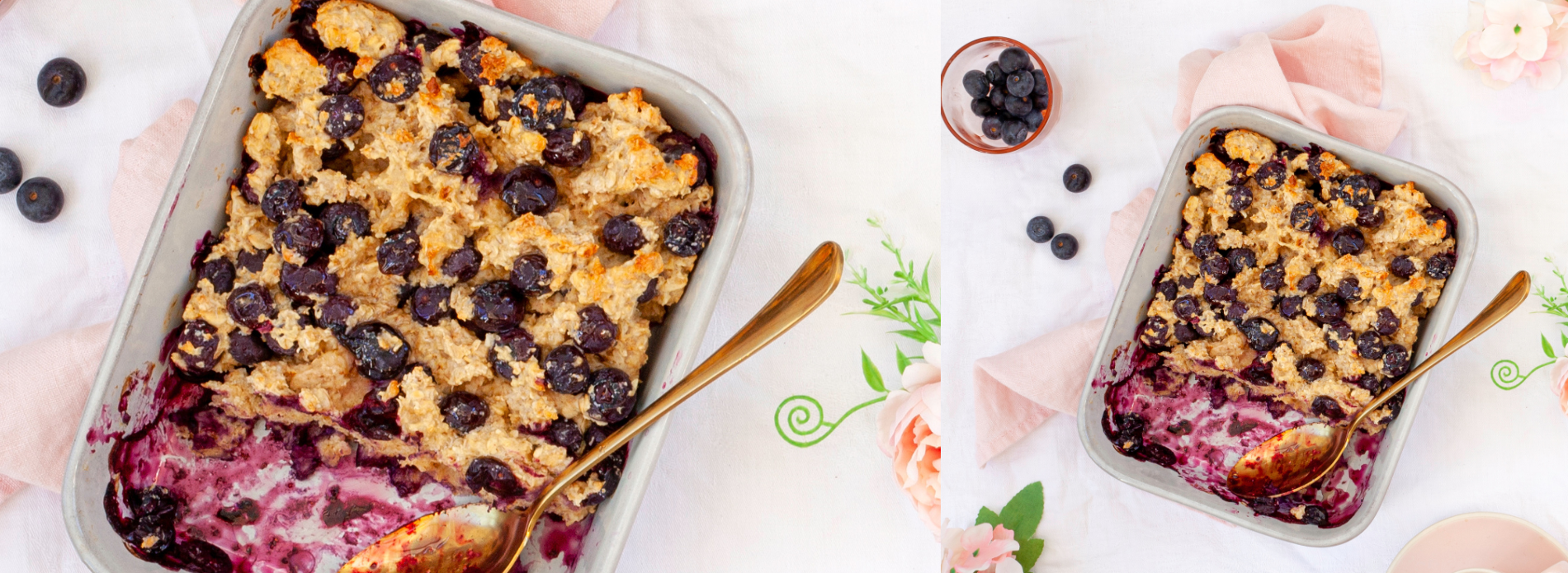 Blueberry Baked Oats