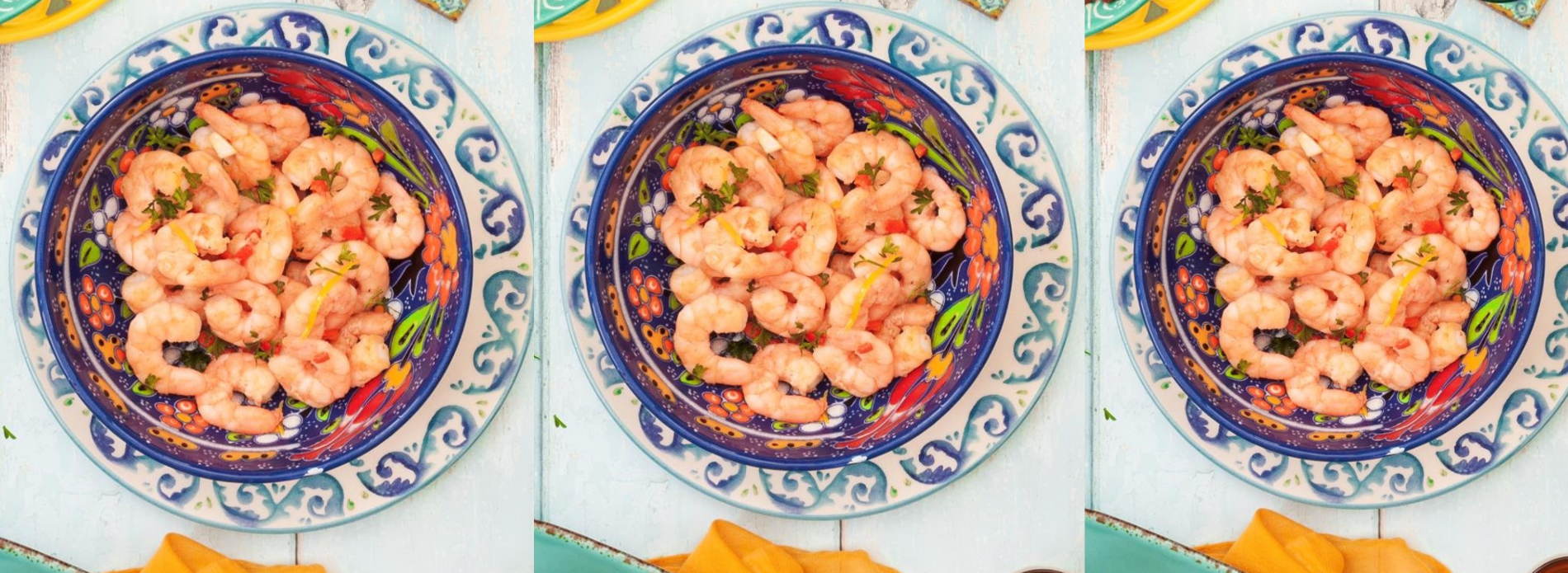 Chilli and garlic prawns 