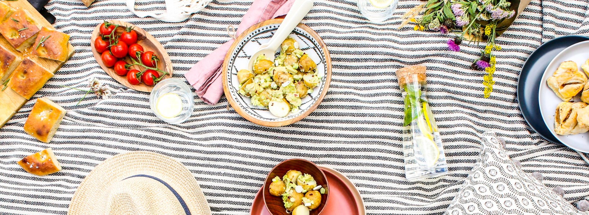 Avocado potato salad