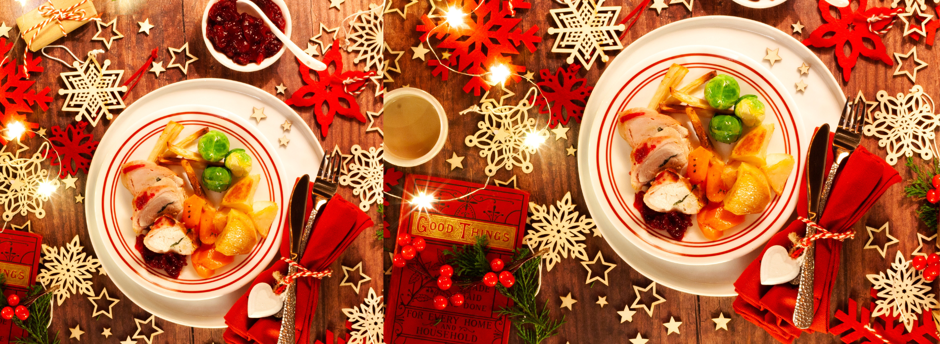 Bacon wrapped turkey